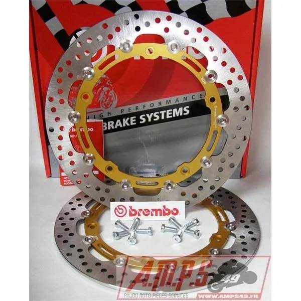 Paire de disques de frein BREMBO UPGRADE Supersport flottant - 208973751