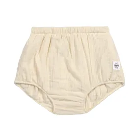 Pantalon court bébé - coton bio, vanille | Lässig