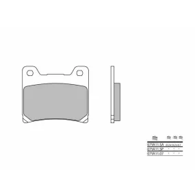 Plaquettes de frein BREMBO 07YA1107 carbone céramique Yamaha