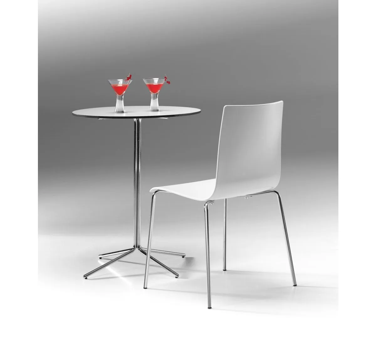 Plateau de table COMPACT 80x80cm Blanc