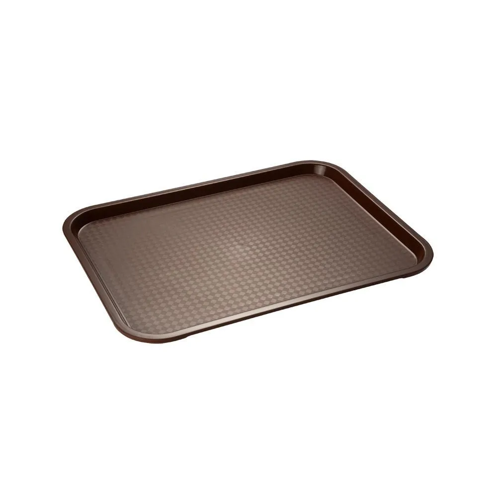 Plateau self et snack marron 45x35,5cm