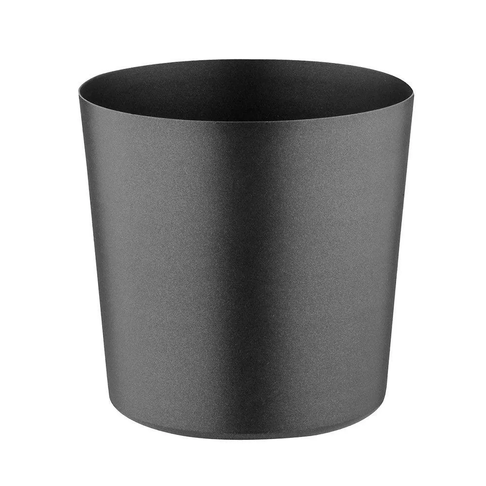 Pot à frites réutilisable inox Ø8,5x8,5cm noir