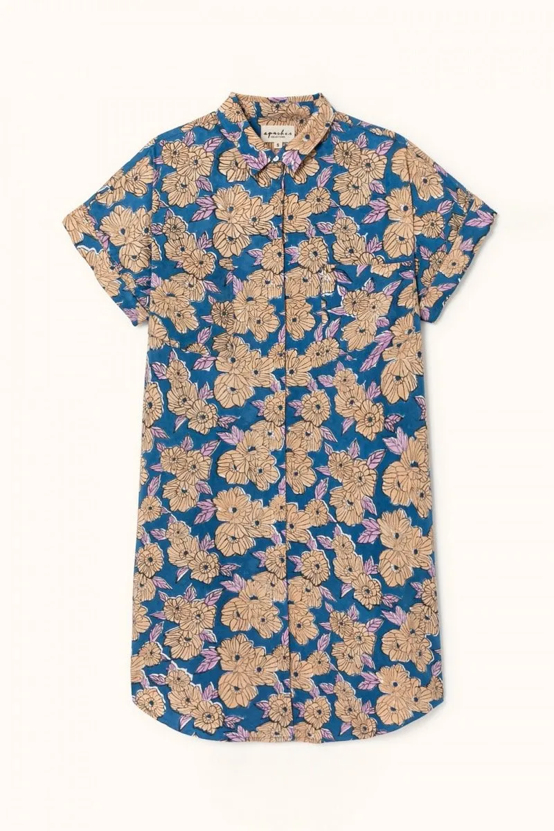 Robe Saral Bloom Bleu Klein