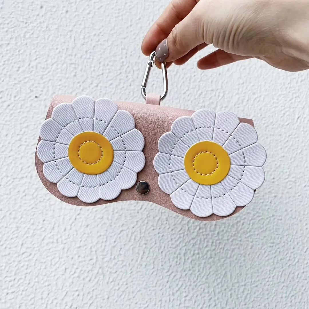 Sac Lunettes Soleil Fleur Hibou Mignon Mode