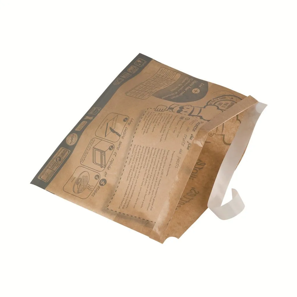 Sac papillote atlanti cook-29x25cm recettes poisson/1c