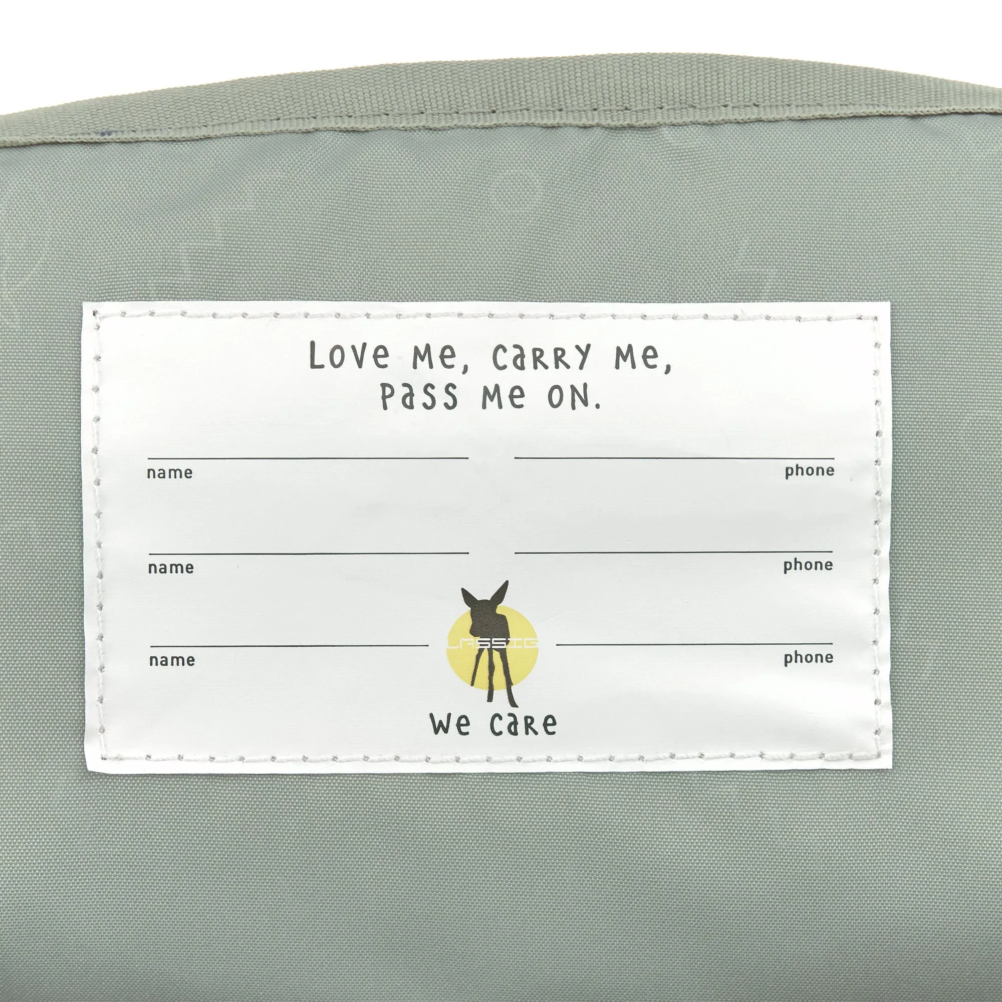 Sac à dos carré de la maternelle - Happy Prints, caramel | Lässig