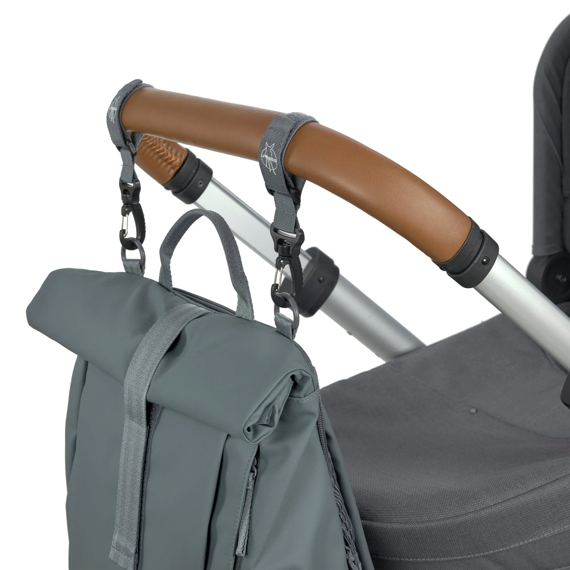 Sac à dos à langer - Rolltop up, anthracite | Lässig