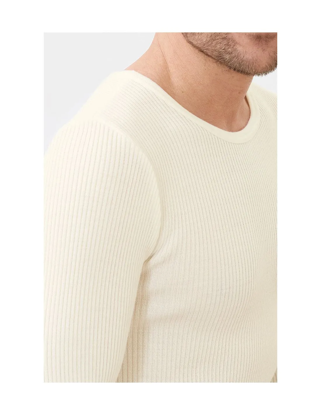 Sous-vêtement technique homme tricot épais en laine