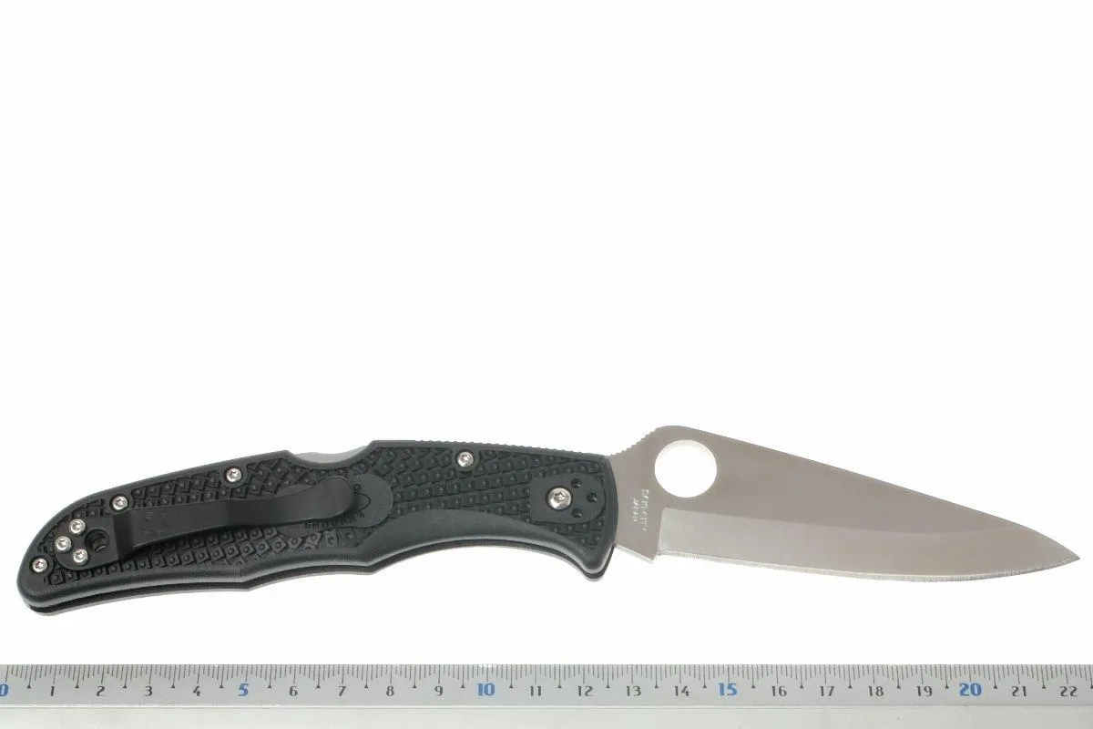 Spyderco C10PBK Endura 4, lame lisse