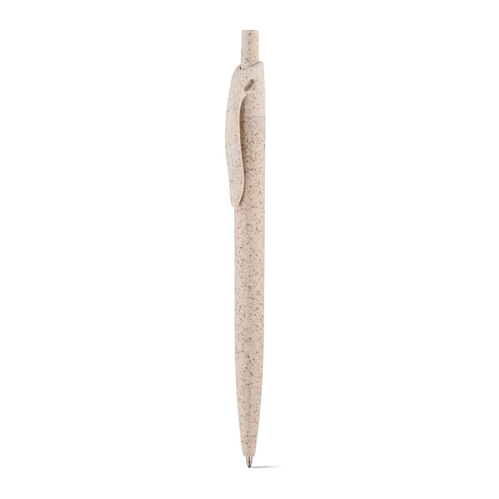 Stylo bille personnalisé en paille de blé - CAMILA - Vertlapub