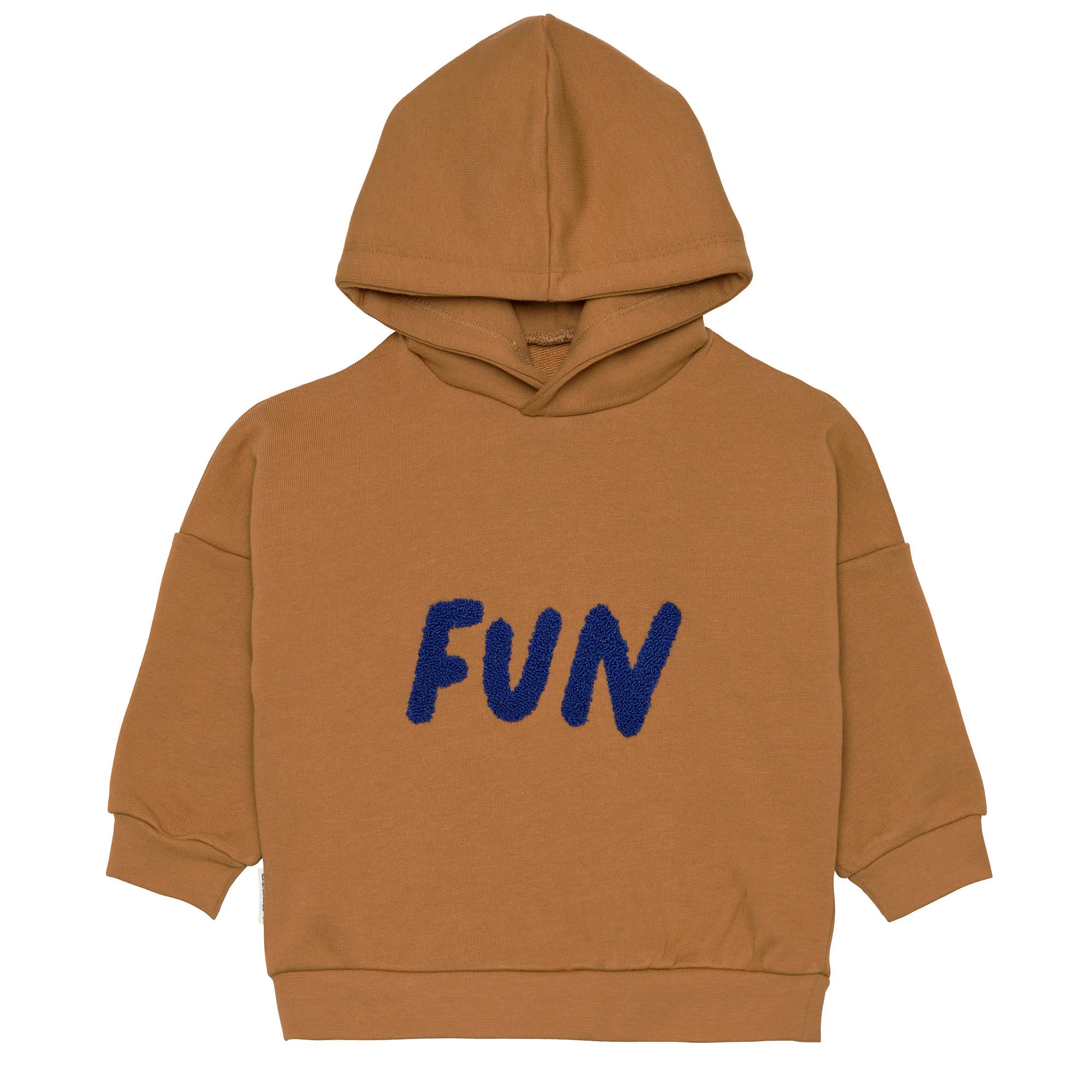 Sweat à capuche enfants - Bio Coton, Little Gang, Fun caramel | Lässig