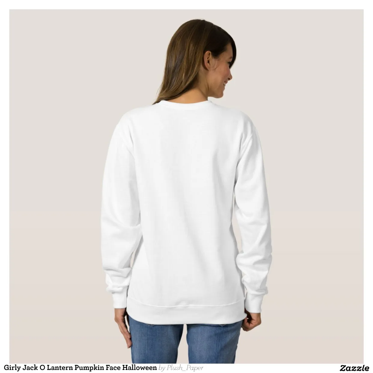 Sweatshirt Fille Jack-o'-lantern Citrouille Face Halloween
