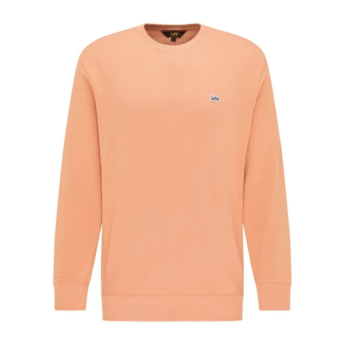 Sweatshirt Homme - Uni Saumon orange en coton | 3 Suisses