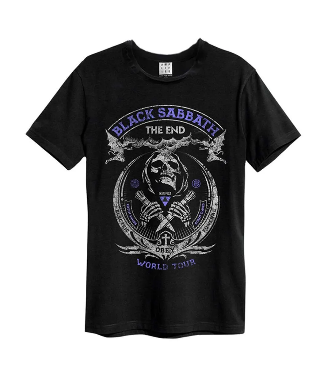 T-shirt the end adulte noir Amplified