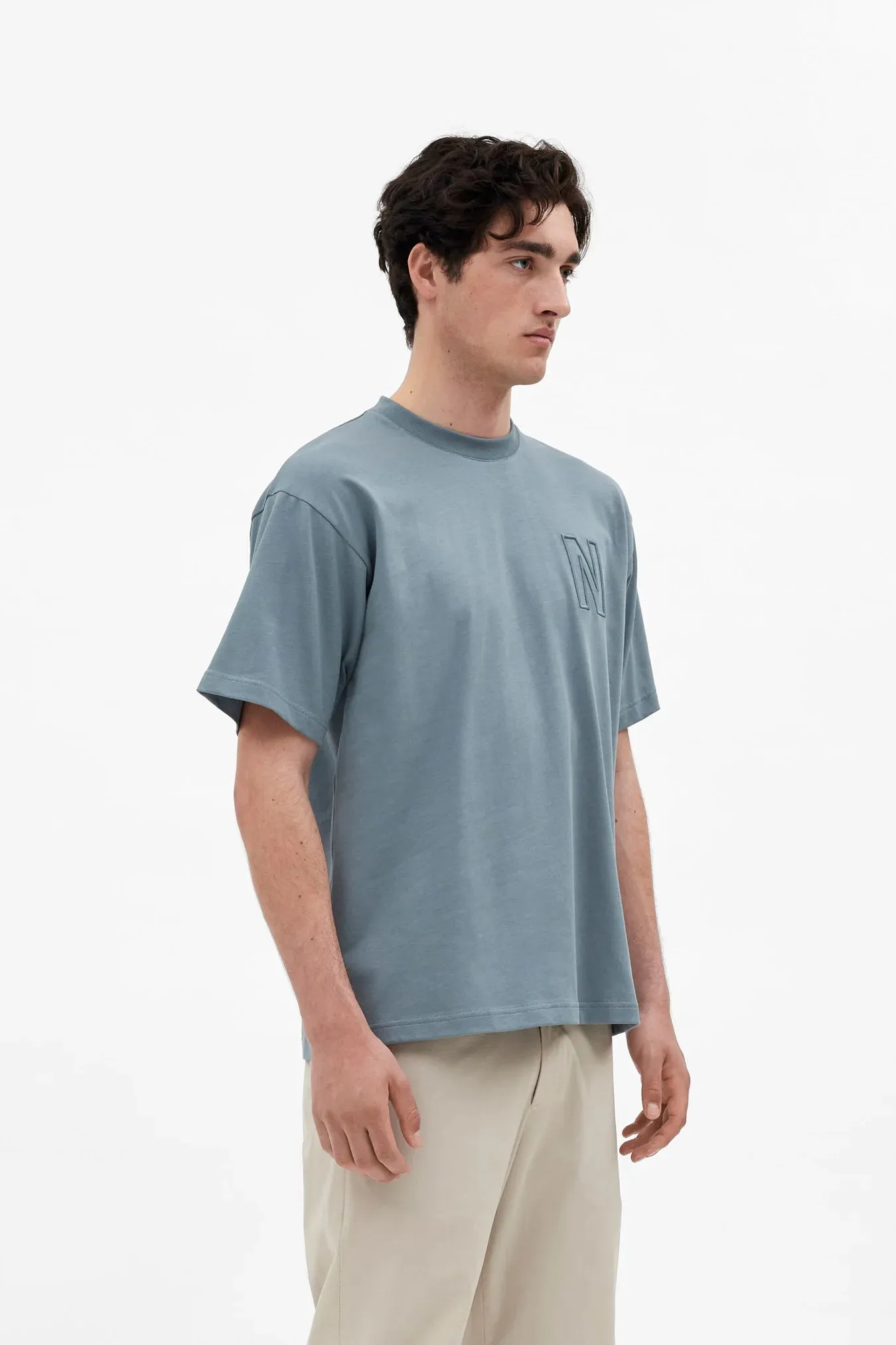 T-shirt épais Simon - bleu ciel