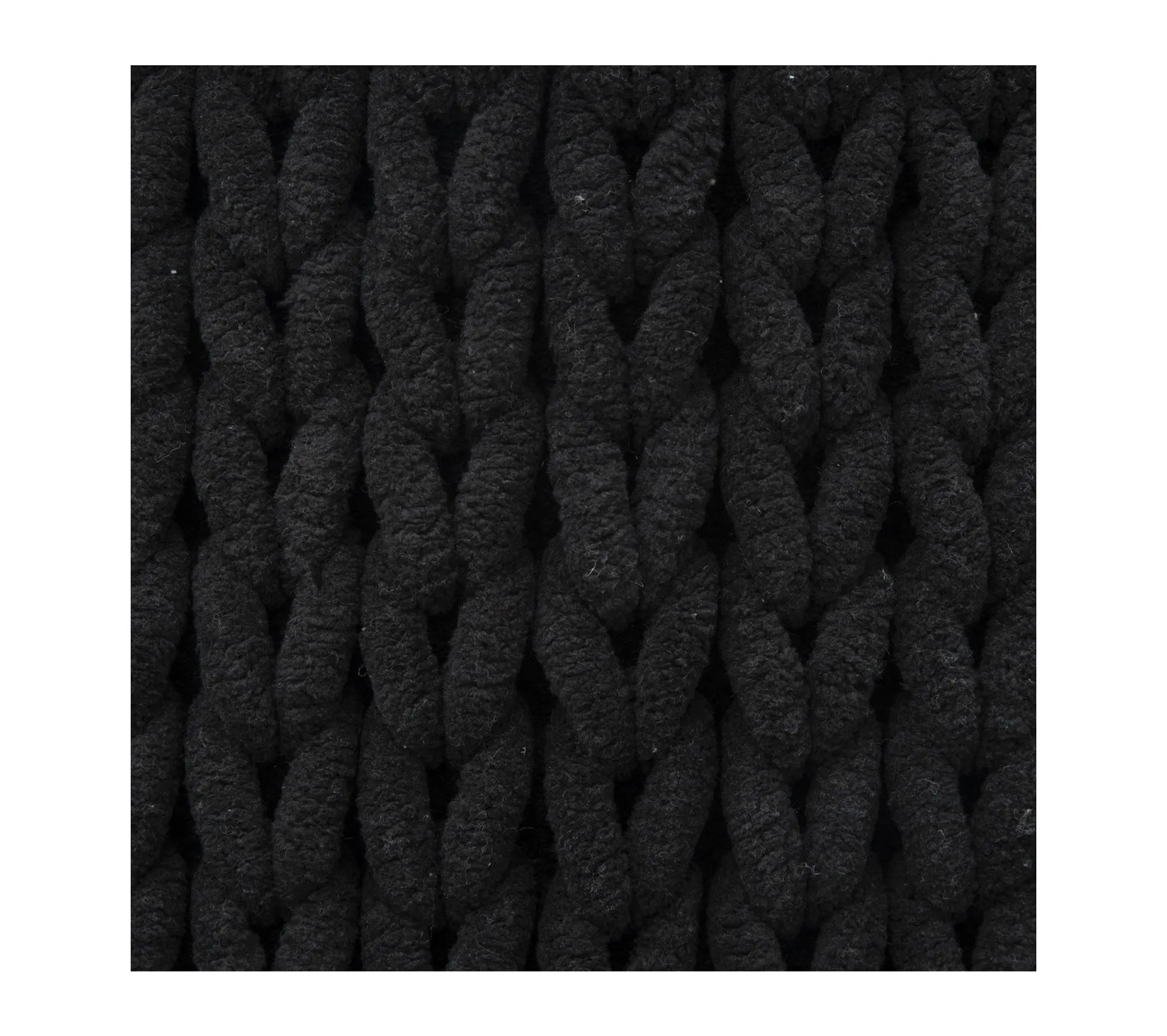 Tapis De Salle De Bain Épais Noir 50 X 75 Cm