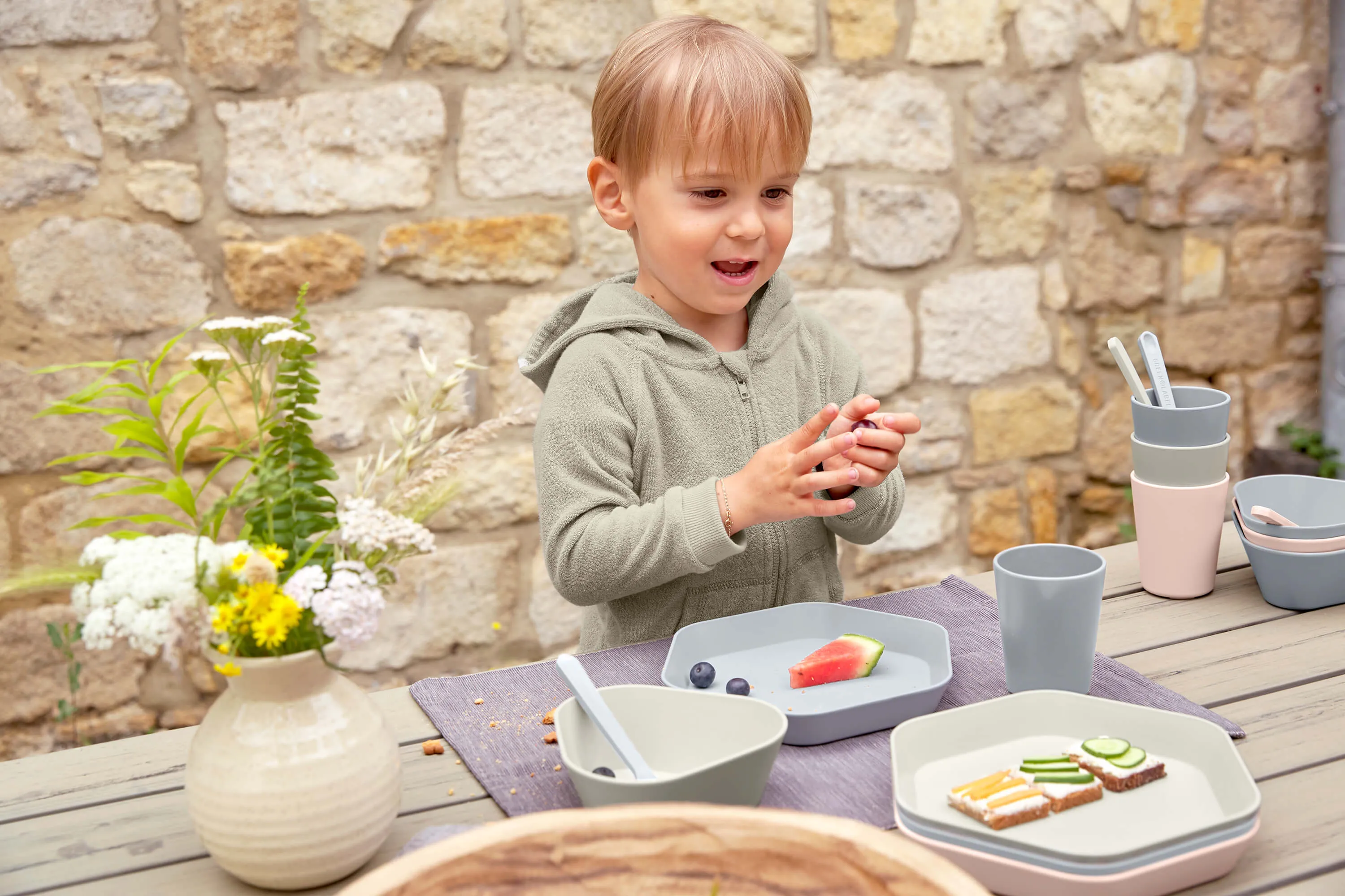 Tasse Enfants - Geo, Gris Chaleureux | Lässig