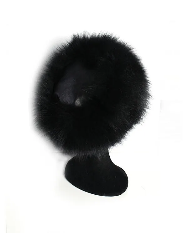 Toque en fourrure de renard