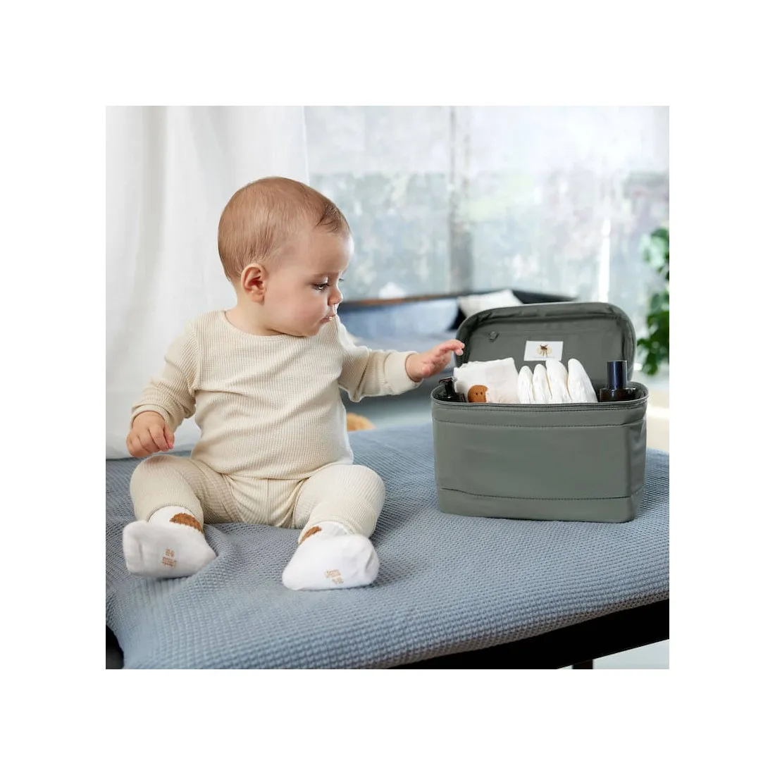Trousse de Toilette pour Bébé Olive - Lässig