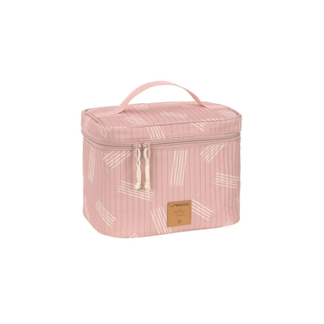 Trousse de Toilette pour Bébé Soft Stripes Rose - Lässig
